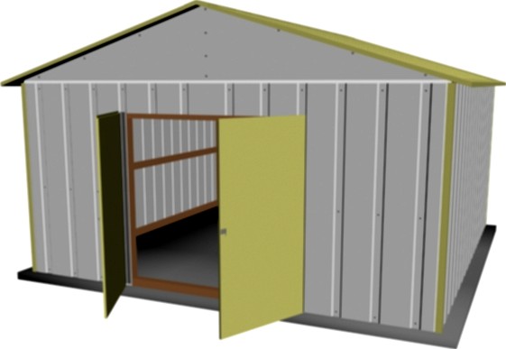 Exterior Metal Shed