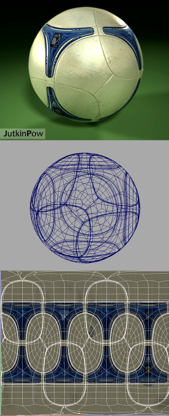 Photorealistic Soccer Ball