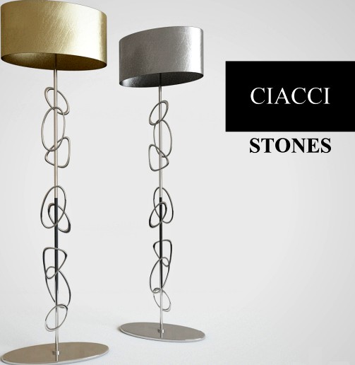 Floor Lamp Stones, CIACCI