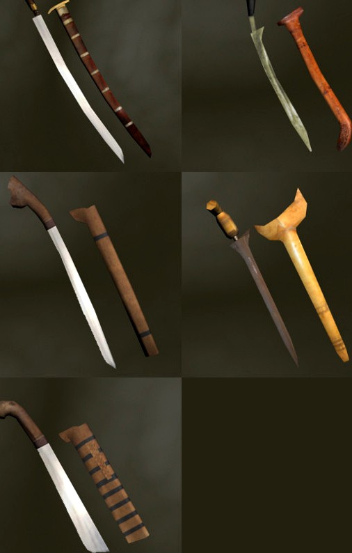 Asian Bladed Weapons Pack