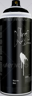 Graffiti Paint Can