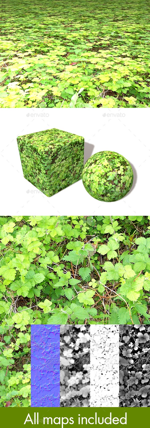 Forest Brambles Seamless Texture
