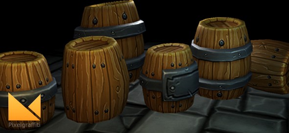 Fantasy Forge Handpainted Barrel Set