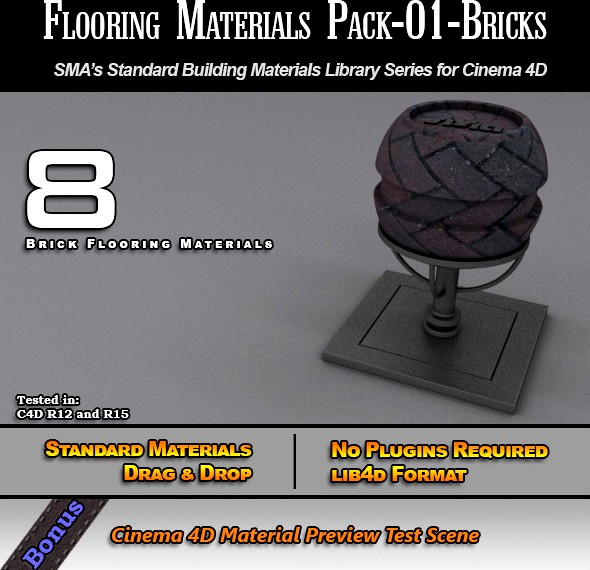 Flooring Materials Pack-01-Bricks