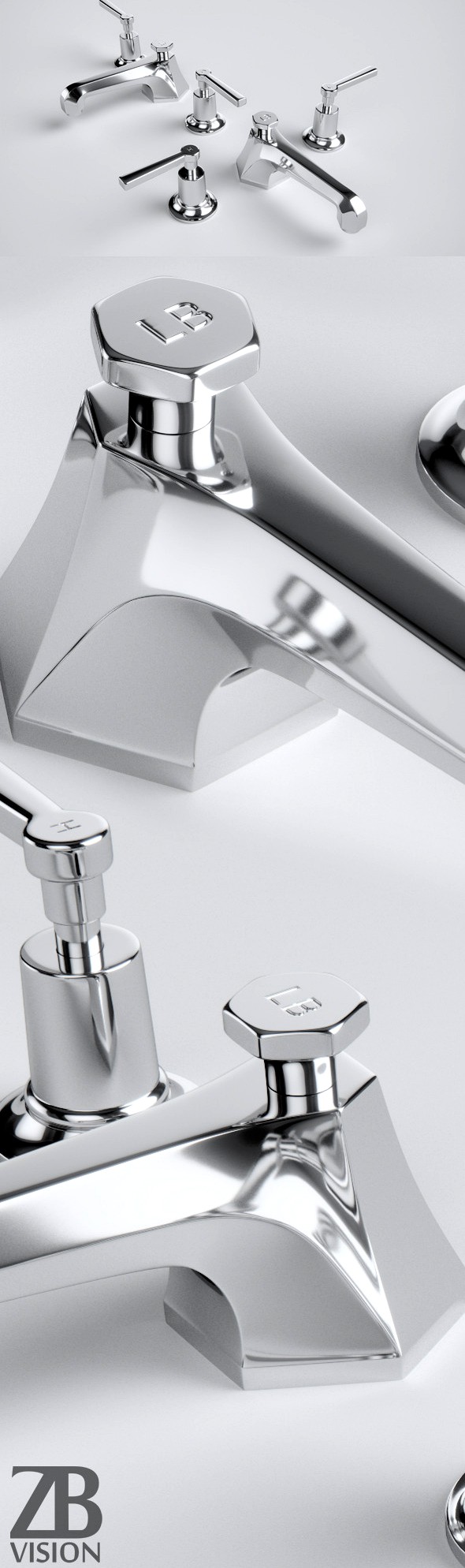 Lefroy Brooks Basin Mixer Tap M1-1101 (ML 1228)