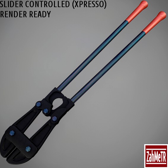 Bolt Cutter (Xpresso Slider Controlled)