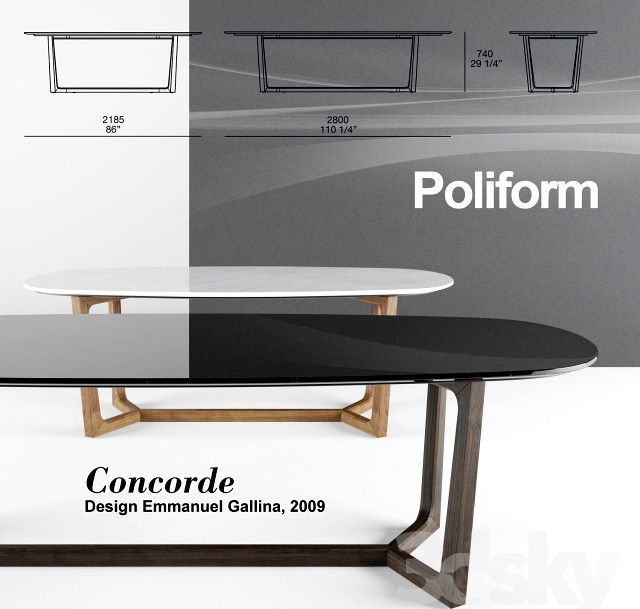 Poliform Concorde set 2