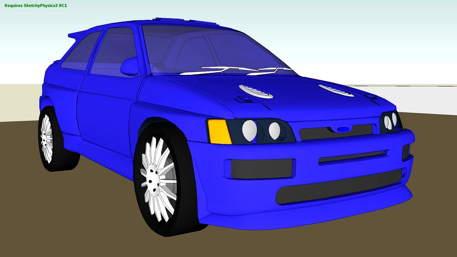 Ford Escort WRC sketchyphysics