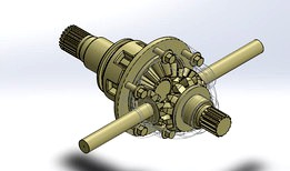 Differential gearbox