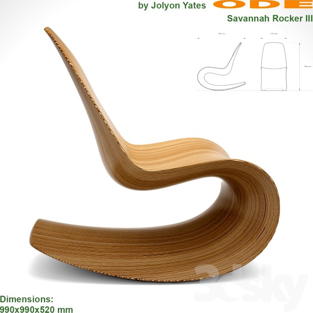 ODEChair Savannah Rocker III by Jolyon Yates