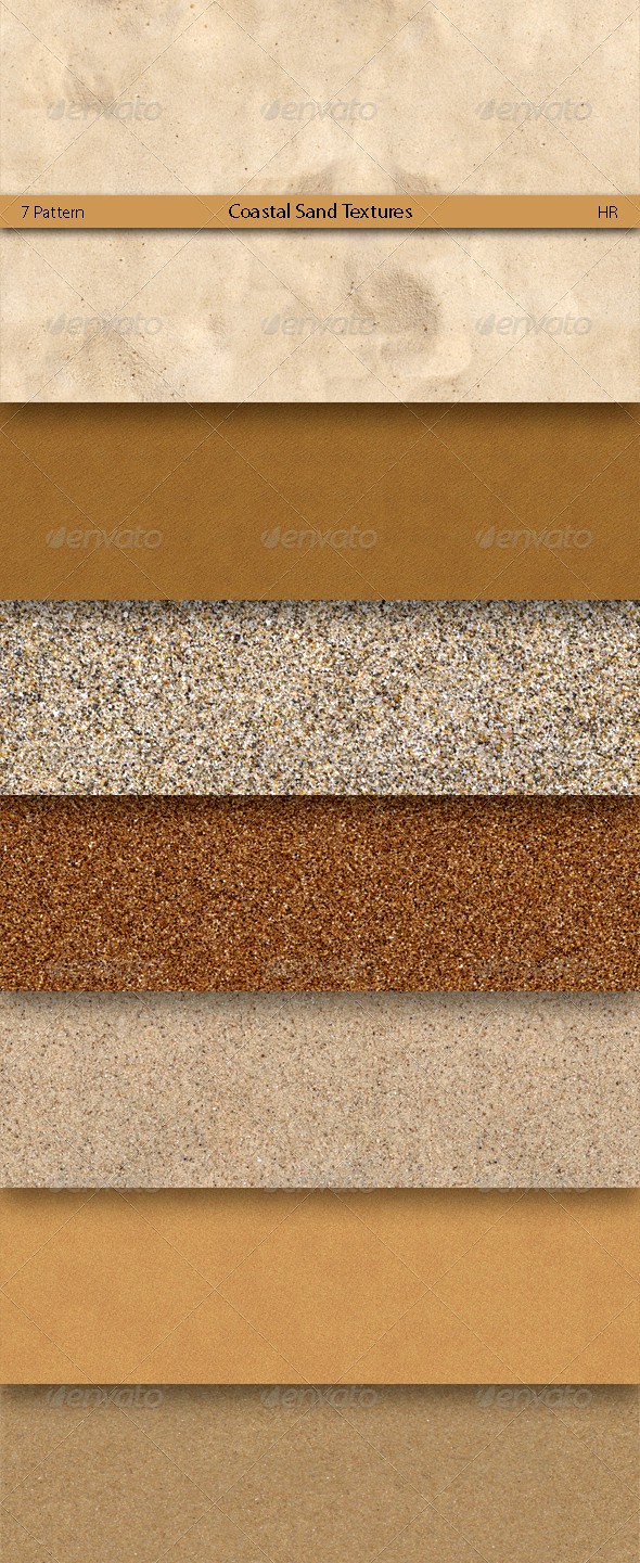 Coastal Sand Surface Textures