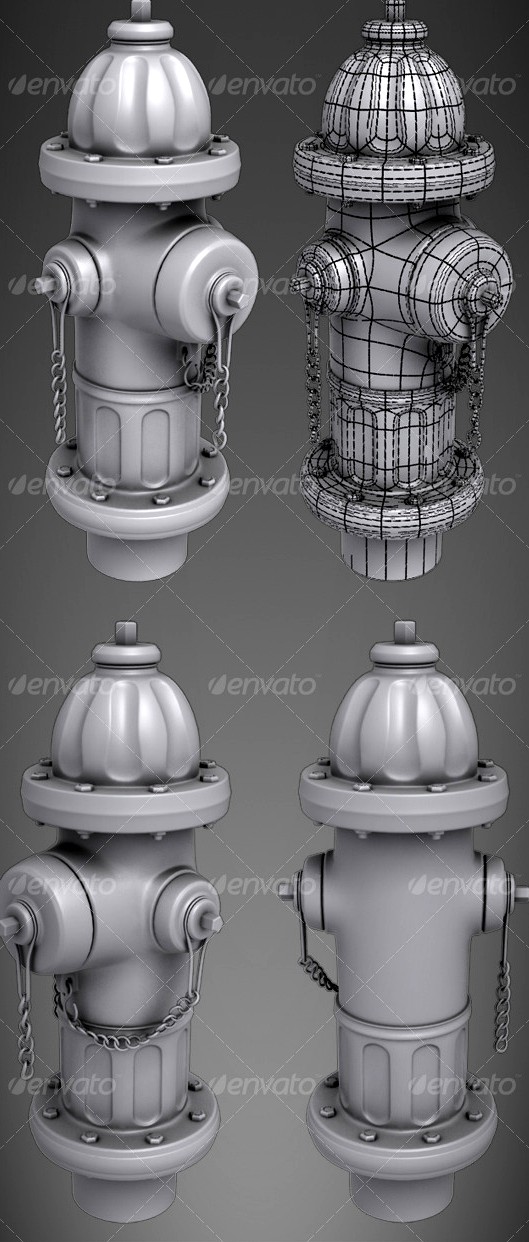 Highpoly Fire Hydrant
