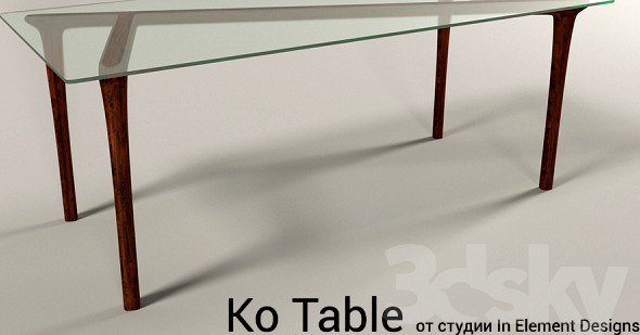 table &amp;quot;Ko Table&amp;quot; from the studio In Element Designs