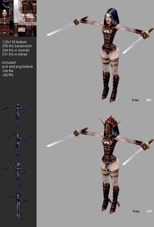 Ultra Low Poly Akasha