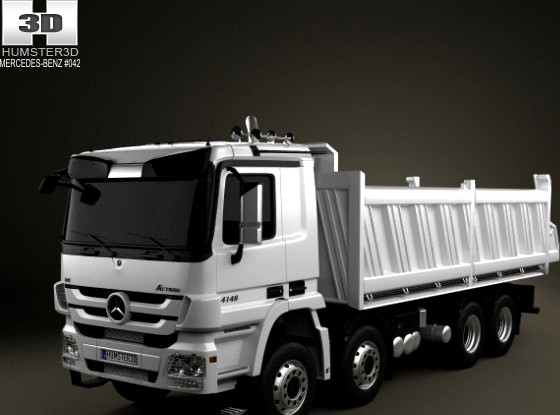 Mercedes-Benz Actros Tipper 4-axis 2011