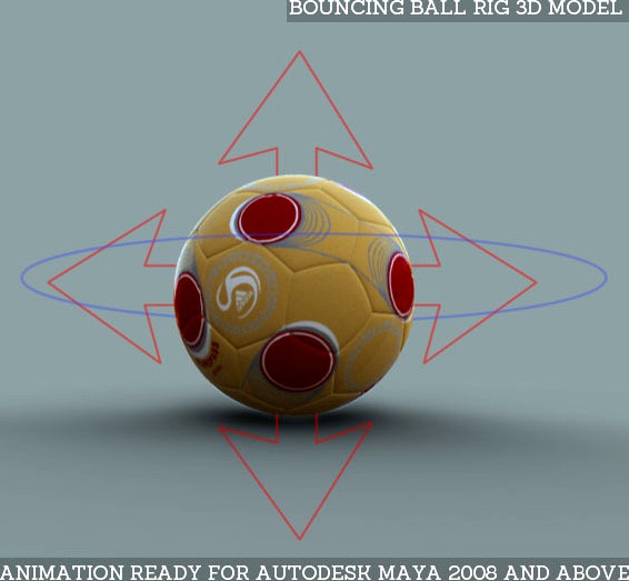 Bouncing Ball Rig 3D Model Bouncing Ball Rig 3D Model