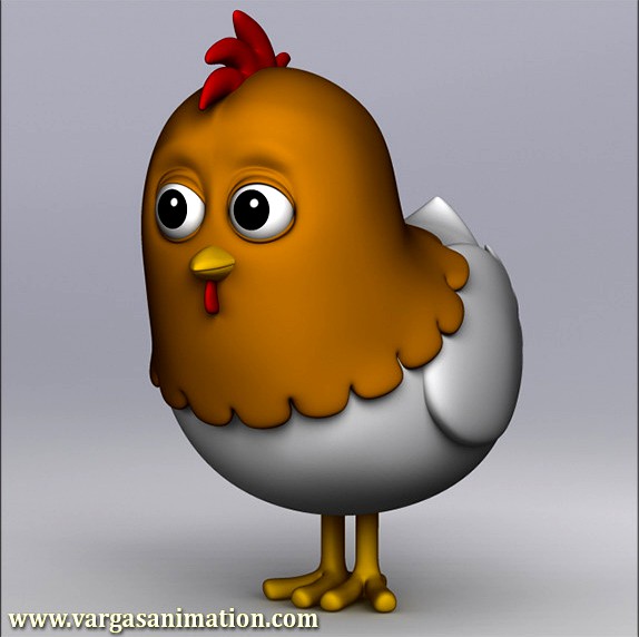 Cartoony Chicken