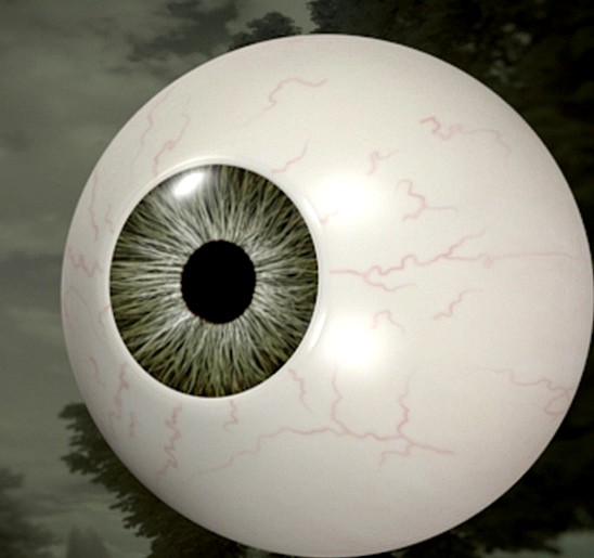 Eye With Texture Color Generator 3d model