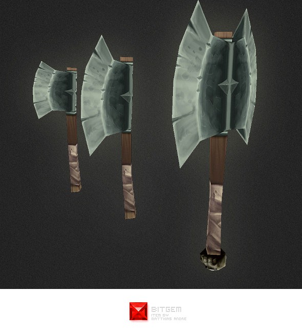 Low Poly Axe