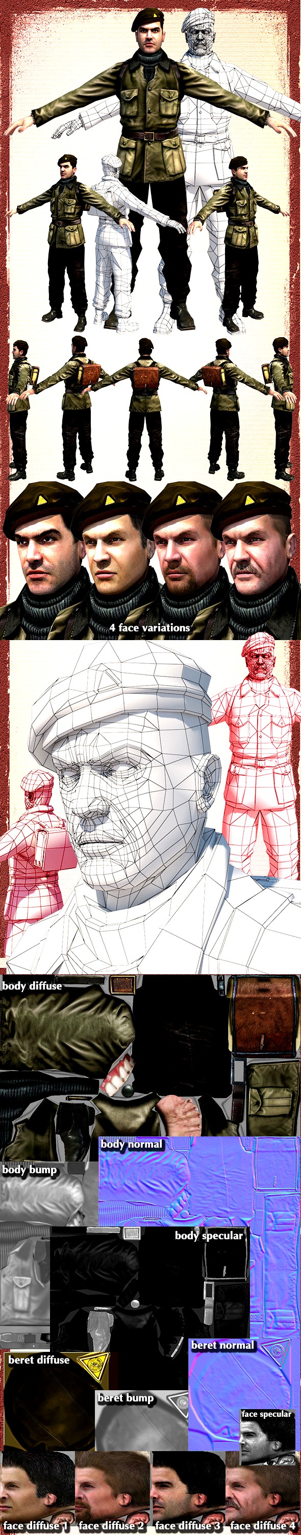 Partisan 3D Character