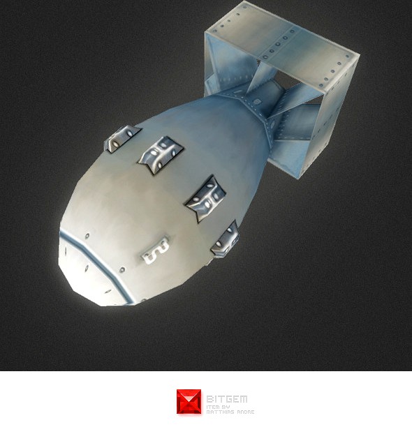 Low Poly A Bomb