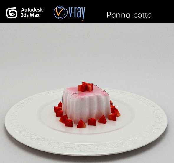 Panna cotta pudding