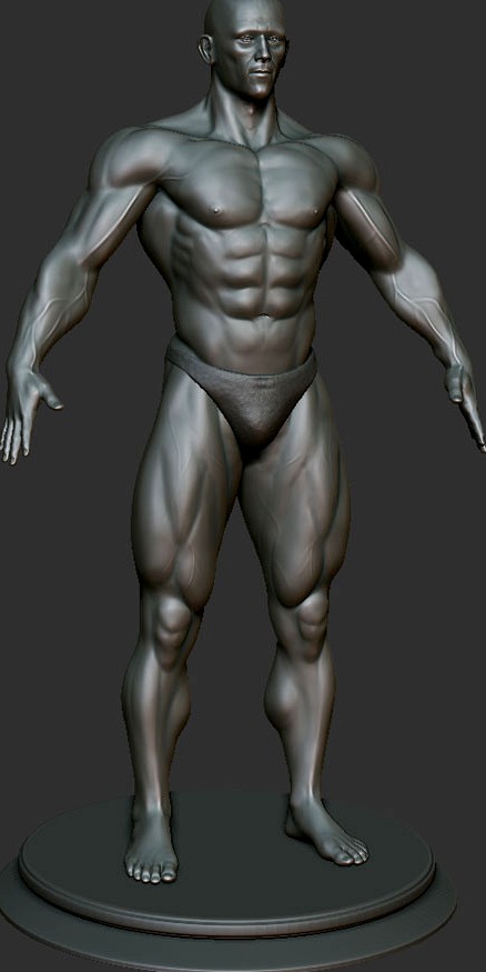 Muscular Man  Zbrush Sculpt