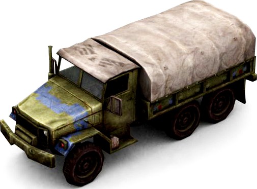 Military Modern War Transport Truck (Blue)