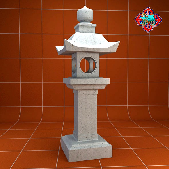 Stone lamp A