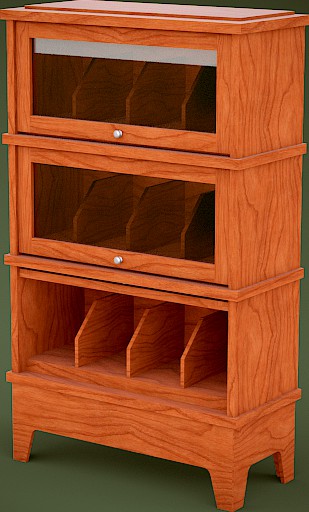 Wooden Barrister's CD Cases