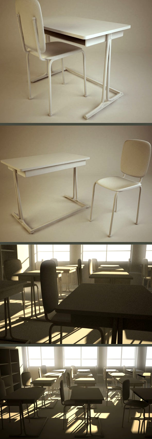 School Chair &amp; Desk
