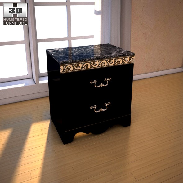 Ashley Constellations Nightstand - 3D model.