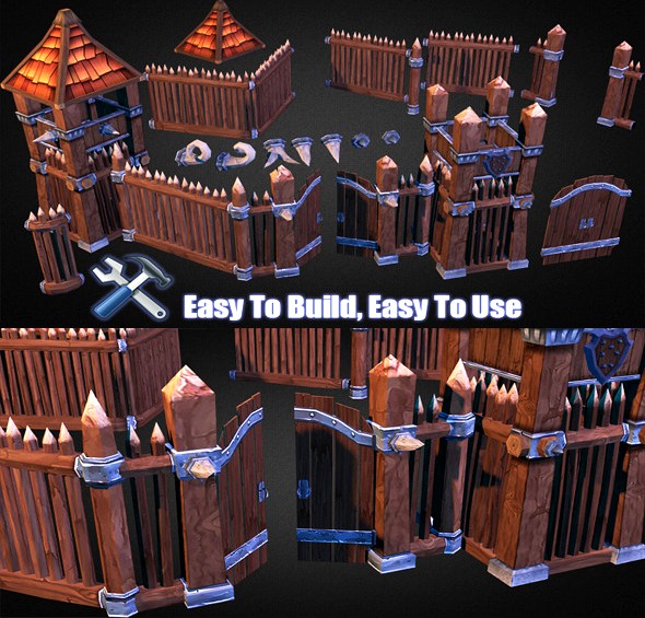 Wooden Fortress Pack