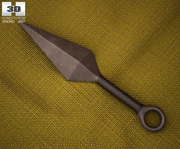 Kunai 3D Model