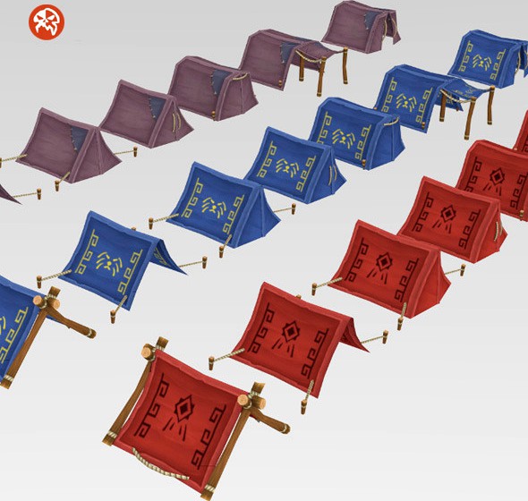 Low Poly Tents