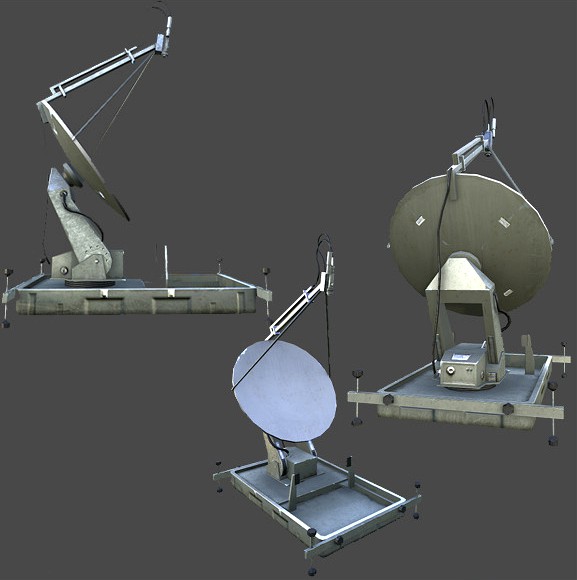 Military Satellite Dish