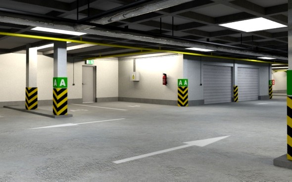 Underground Parking Garage 01