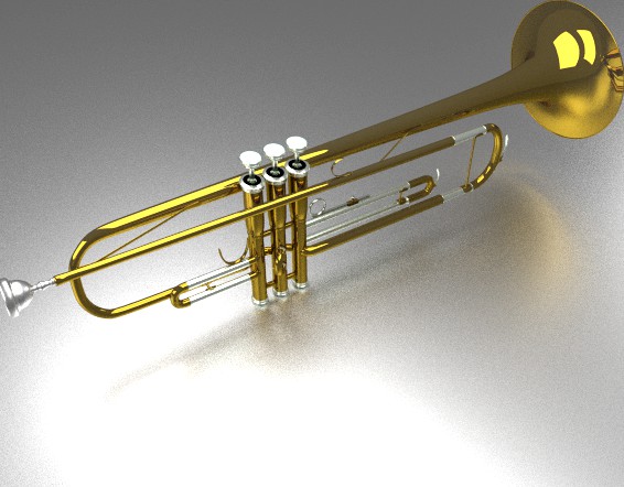 Brass Trumpet