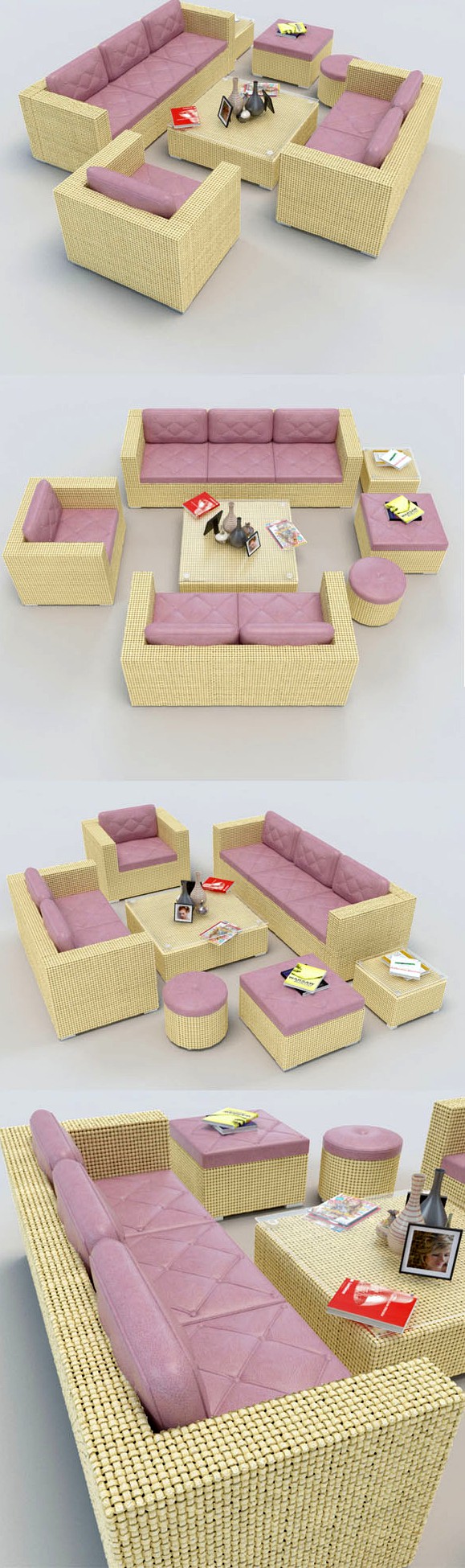 Rattan Sofa set_1