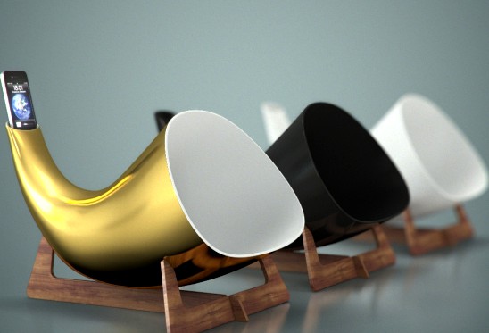 Ceramic megaphone by en&amp;is