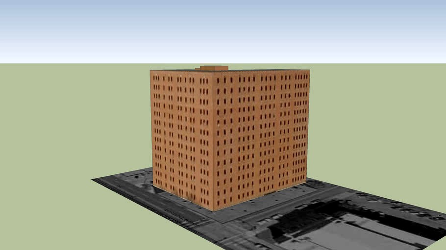 Fairmont Square Apartments 3d model