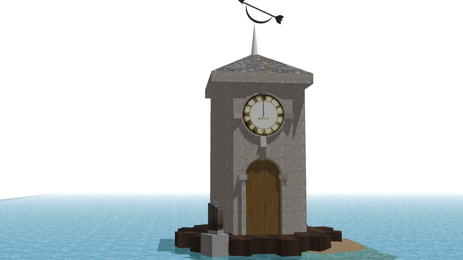 Myst Clock Tower (please rate) 3d model