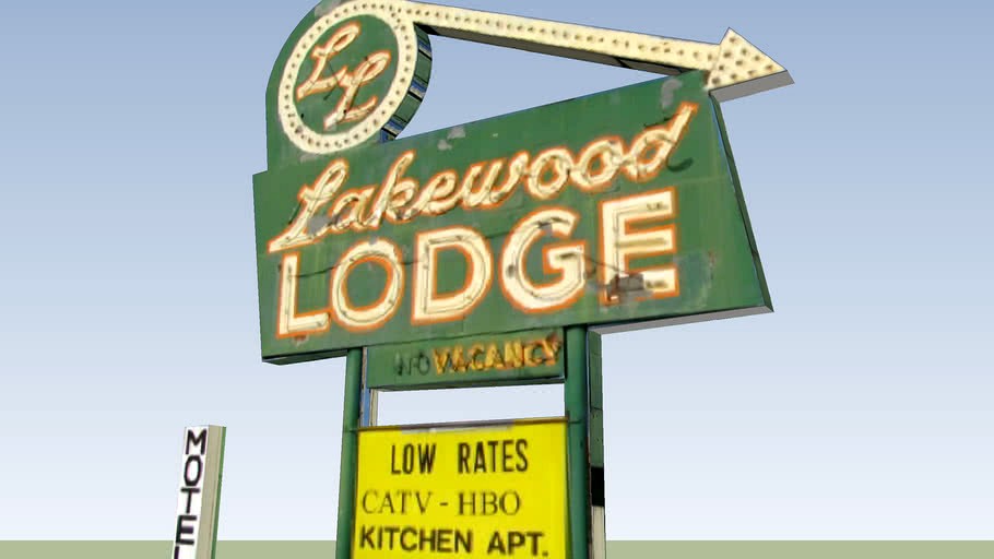 Lakewood Lodge Sign