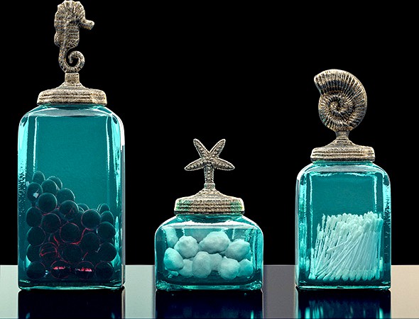 Bathroom Ocean Canisters Set