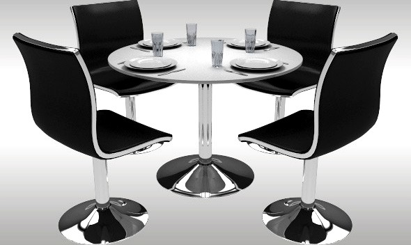 Round Dining Table Set