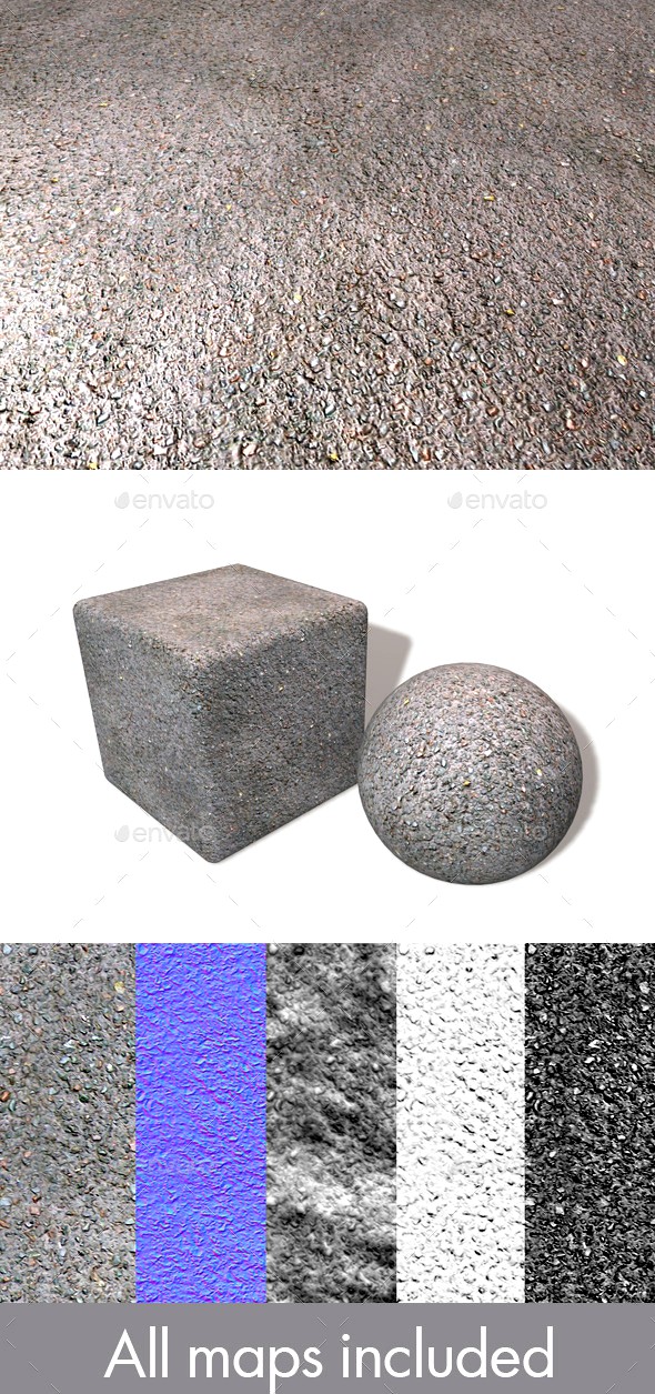 Wet Tarmac Seamless Texture