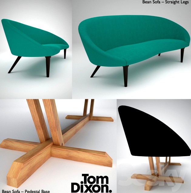 Tom Dixon / Bean Sofa 3d model