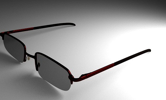 Eye Glasses Version 3 (High-Poly)