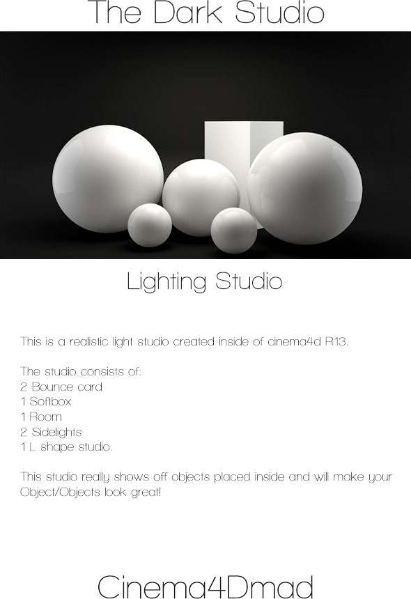 The dark studio