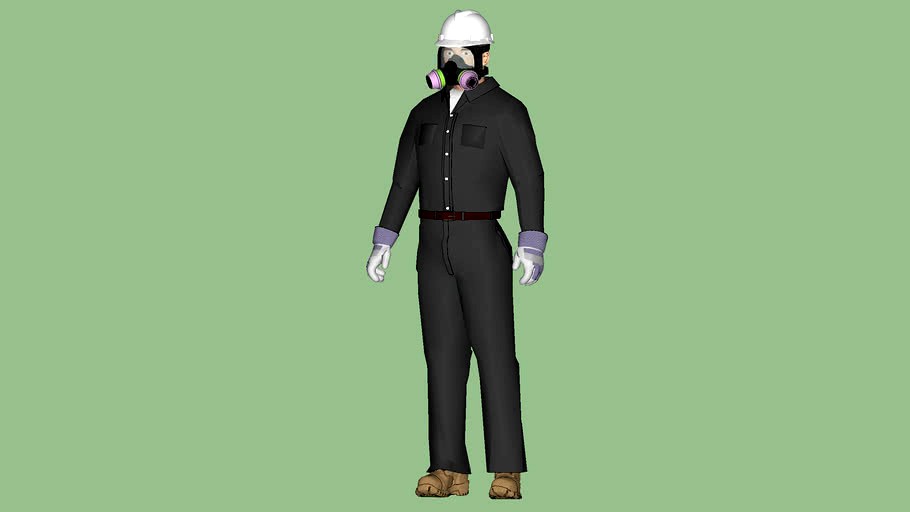 Safety First Series - Process Operator - OSHA Level 'D-4' PPE Protection - Uniform - Grey